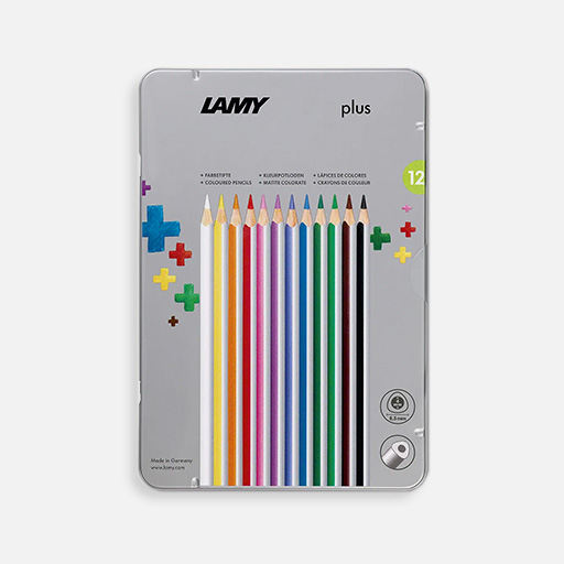 LAMY Plus Color Pencil Metal Tin Set x 12