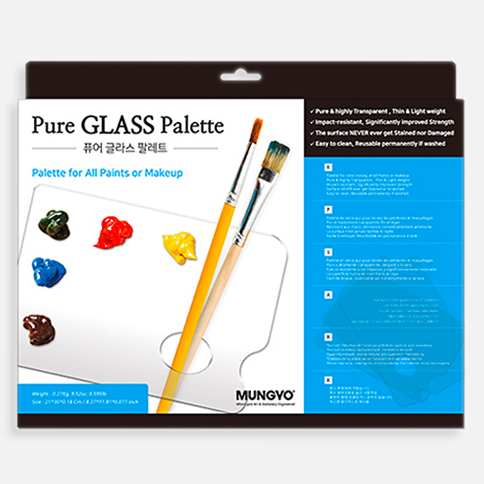 MUNGYO Pure Glass Palette 21cm x 30cm