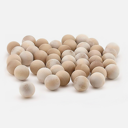 HYGLOSS Wood Ball 1" x 48