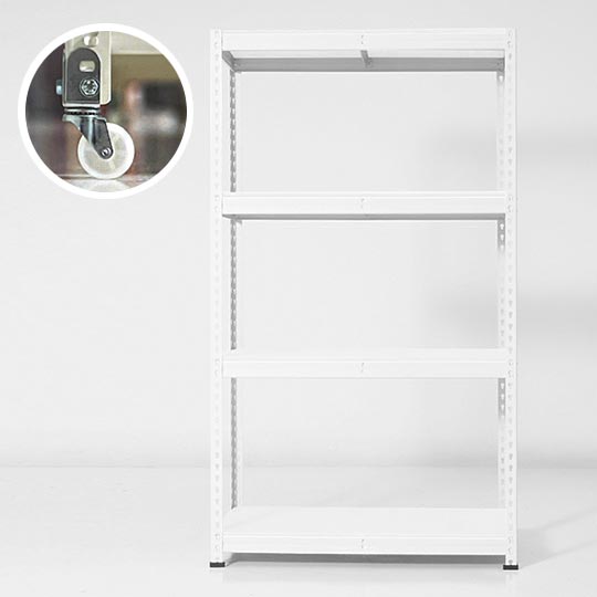 OVJ Boltless Shelf Caster Wheel Set x 4 (Shelves Not Included; Installation Included)
