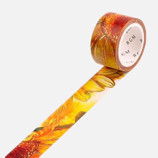 BGM Washi Tape 20mm Flower Sunflower
