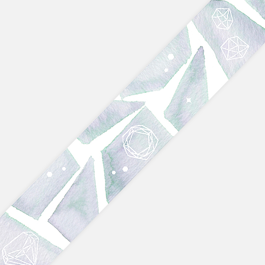 KOHAKU Green Flash Transparent Washi Tape 20mm Ore