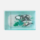 KOHAKU Clear Flake Seal Sticker x 25 Polar