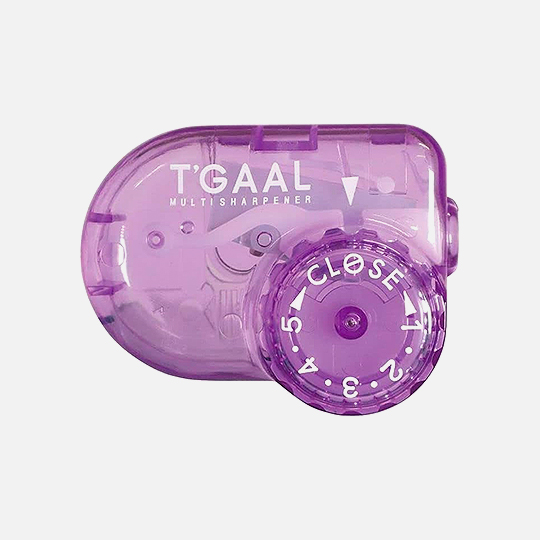 STAD T’gaal Pencil Sharpener 5-Point Clear Purple