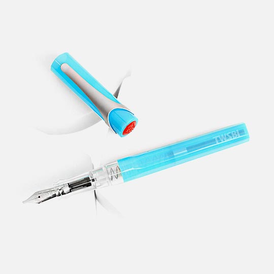 TWSBI Swipe Fountain Pen Ice Blue Broad