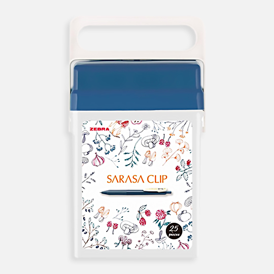 ZEBRA Sarasa Clip Roller Pen 0.5mm Set x 25