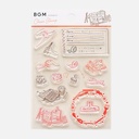 BGM Clear Stamp Document Stamp