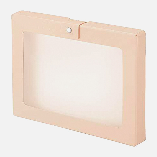 LIHIT LAB. Cube Fizz Hand Case A4 Beige