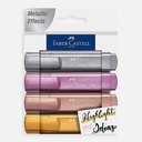 FABER-CASTELL Textliner Metallic Set 1 x 4