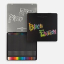 FABER-CASTELL Black Edition Color Pencil Tin Set x 24