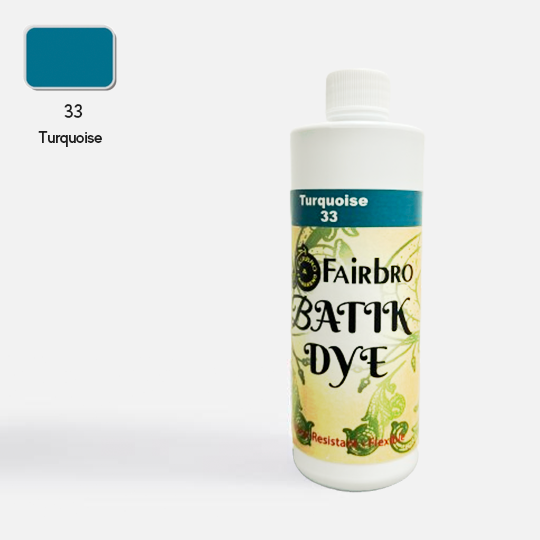 FAIRBRO Batik Dye 500ml 33 Turquoise Blue