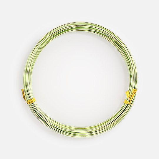 OVJ Aluminium Wire 2mm x 4m Light Green