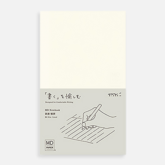 MIDORI MD Notebook Lined 52gsm B6 Slim x 88