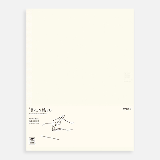 MIDORI MD Notebook Blank 52gsm A4 x 88