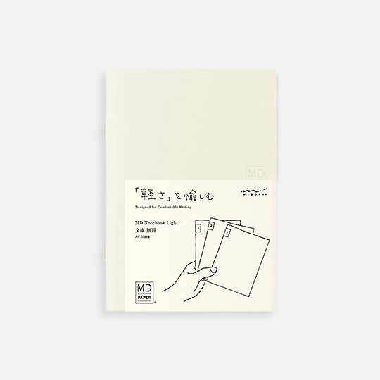 MIDORI MD Notebook Light 52gsm Blank A6 x 48 x 3