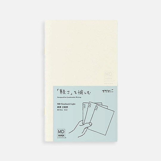 MIDORI MD Notebook Light Grid 52gsm B6 x 48 x 3