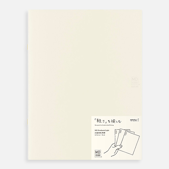 MIDORI MD Notebook Light 52gsm Blank A4 Variant x 48 x 3