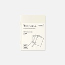 MIDORI MD Notebook Light Blank 52gsm A7 x 48 x 3