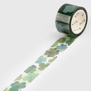 BGM Clear Washi Tape 20mm Four-Leaf Clover