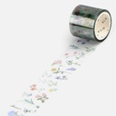 BGM Clear Washi Tape 30mm Flourish Pattern