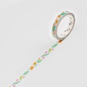 BGM Washi Tape 5mm Silver Candy