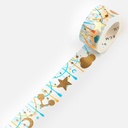 BGM Washi Tape 20mm Decoration Star & Moon