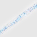 BGM Clear Washi Tape 20mm Dwarfs' March