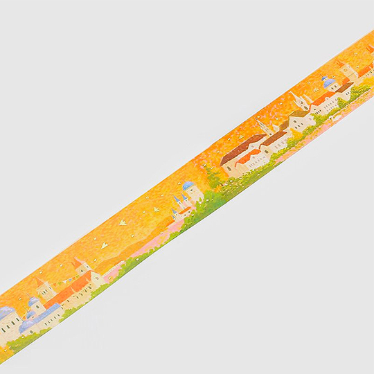 BGM Clear Washi Tape 30mm Special Dot Evening Scene