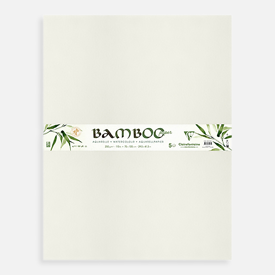 CLAIREFONTAINE Bamboo Mixed Media Paper 250gsm 75cm x 105cm x 5
