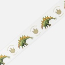 OKINA Dinosaur Washi Tape 30mm x 7m Stegosaurus