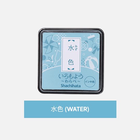 SHACHIHATA Iromoyou Mini Ink Pad Light Blue