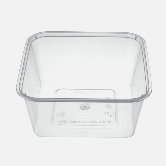 OVJ Plastic Container Square 60mm x 135mm x 135mm x 50
