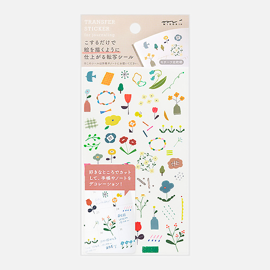 MIDORI Transfer Sticker 2631 Scandinavian Motifs