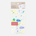 MIDORI Transfer Sticker 2635  Watercolor Starry Sky