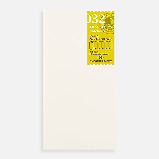 TRAVELER’S Notebook 032 Accordion Fold Paper