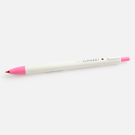 ZEBRA Clickart Retractable Marker Peach Pink