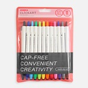 ZEBRA Clickart Retractable Marker Standard Set x 12