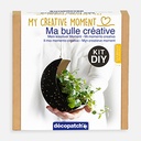 DECOPATCH My Creative Moment Paper Mache Moon Planter DIY Kit