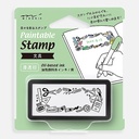 MIDORI Paintable Stamp Pre-Inked Half Size Stationery