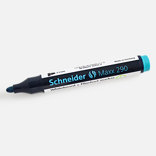 SCHNEIDER Maxx 290 Whiteboard & Flipchart Marker Bullet Tip Turquoise