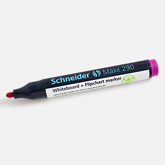 SCHNEIDER Maxx 290 Whiteboard & Flipchart Marker Bullet Tip Magenta
