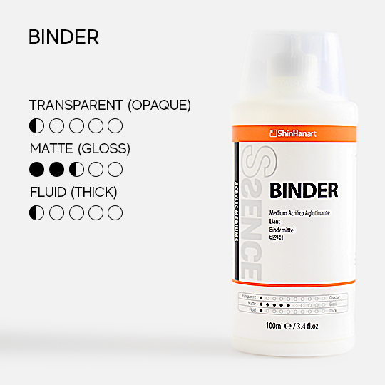 SHINHAN Ssence Soft Body Acrylic Binder 100ml