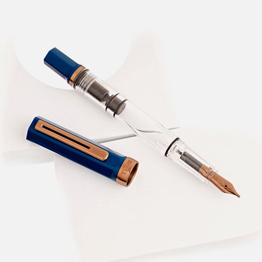 TWSBI Eco Indigo Blue With Bronze Fountain Pen Broad