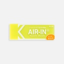 PLUS Air-In Plastic Eraser Neon Yellow