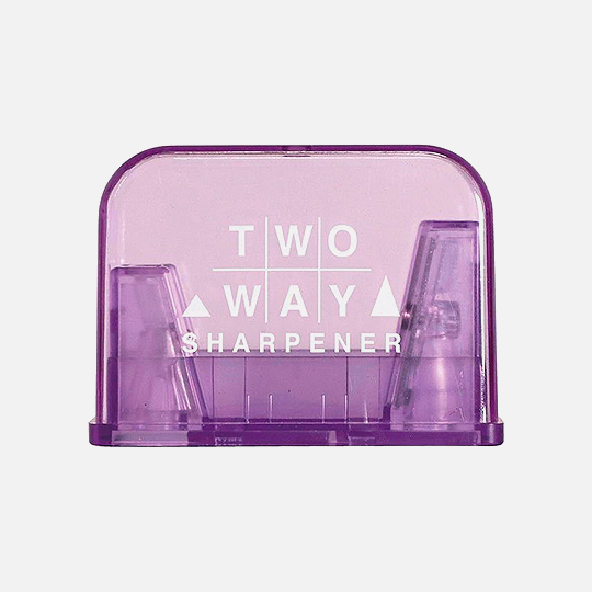 STAD Two Way Sharpener Clear Violet