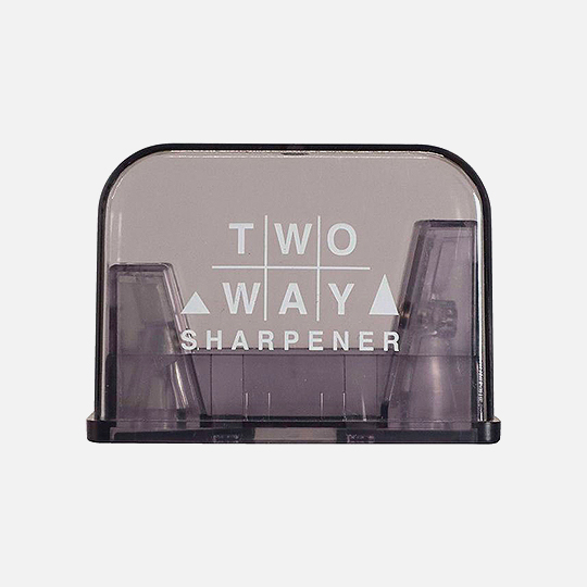 STAD Two Way Sharpener Clear Black