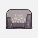 STAD Two Way Sharpener Clear Black