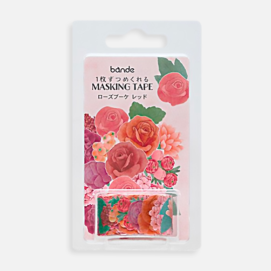 BANDE Washi Tape Sticker Rose