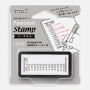 MIDORI Paintable Stamp Pre-Inked Half Size Vertical