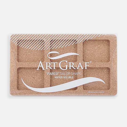 ARTGRAF Water-Soluble Graphite Cork Box 6-Pot
